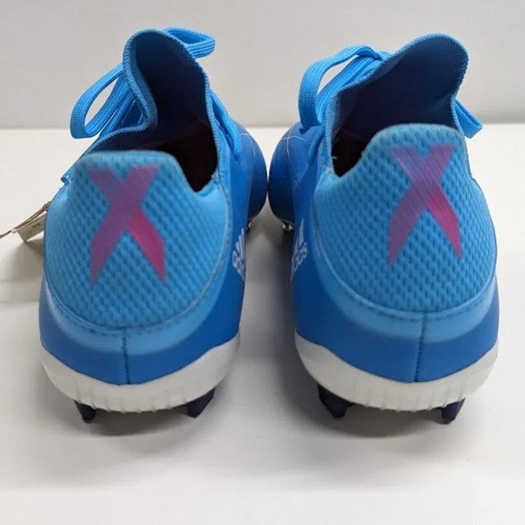 NWT adidas X Speedflow.2 FG Cleats GW7476 BLUE/PINK/WHITE Size 5